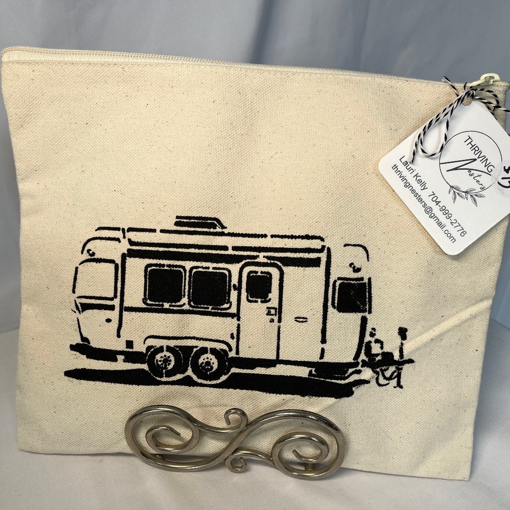 Airstream canvas zippered bag